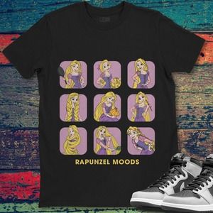 Disney Rapunzel Moods Cute Face Box Up Disney Princess Unisex T-Shirt